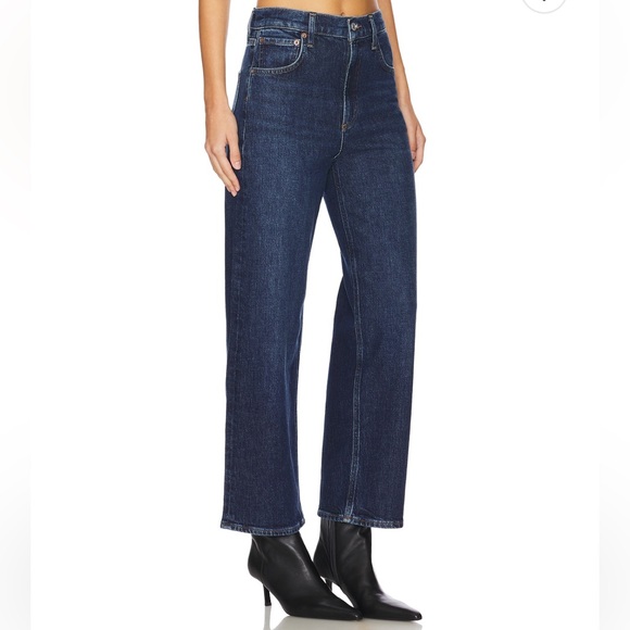 NWT Agolde Ren High Rise Wide Leg Jean in Echo - Picture 2 of 8